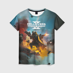 Женская футболка 3D Helldivers 2 art for the game