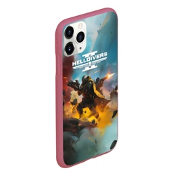 Чехол для iPhone 11 Pro Max матовый Helldivers 2 art for the game - фото 2