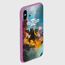 Чехол для iPhone XS Max матовый Helldivers 2 art for the game - фото 2