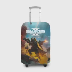 Чехол для чемодана 3D Helldivers 2 art for the game