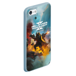 Чехол для iPhone 5/5S матовый Helldivers 2 art for the game - фото 2