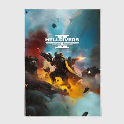 Постер Helldivers 2 art for the game