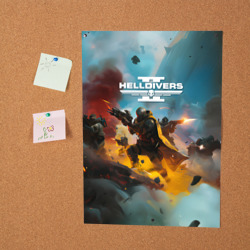 Постер Helldivers 2 art for the game - фото 2