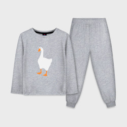 Детская пижама с лонгсливом хлопок Untitled goose game honk