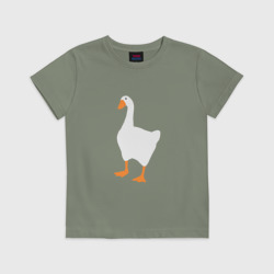 Детская футболка хлопок Untitled goose game honk