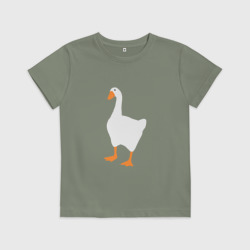 Детская футболка хлопок Untitled goose game honk