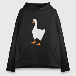 Женское худи Oversize хлопок Untitled goose game honk