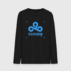 Мужской лонгслив хлопок Cloud9 - tecnic blue