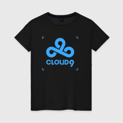Женская футболка хлопок Cloud9 - tecnic blue