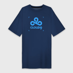 Платье-футболка хлопок Cloud9 - tecnic blue