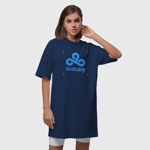 Платье-футболка хлопок Cloud9 - tecnic blue - фото 5