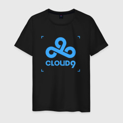 Cloud9 - tecnic blue – Мужская футболка хлопок с принтом купить со скидкой в -20%