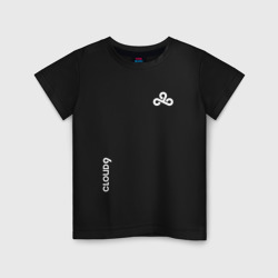 Детская футболка хлопок Cloud9 - white logo