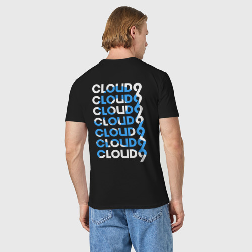 Мужская футболка хлопок Cloud9 - pattern, цвет черный - фото 4