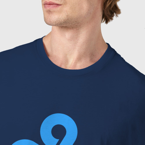 Мужская футболка хлопок с принтом Cloud9 - pattern, фото #4