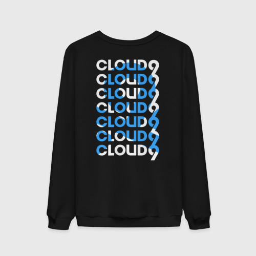 Мужской свитшот хлопок Cloud9 - pattern, цвет черный - фото 2