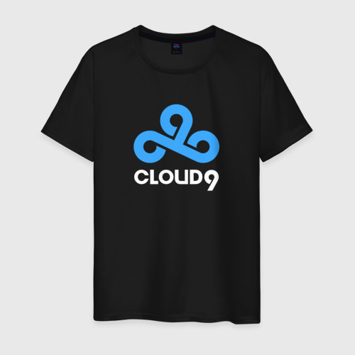 Мужская футболка хлопок Cloud9 - pattern, цвет черный