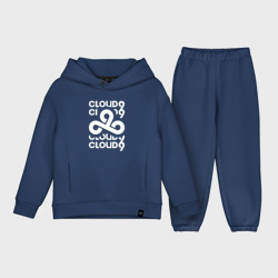 Детский костюм хлопок Oversize Cloud9 - in logo