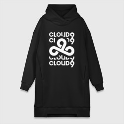 Платье-худи хлопок Cloud9 - in logo