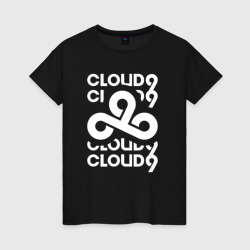 Женская футболка хлопок Cloud9 - in logo