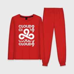 Женская пижама с лонгсливом хлопок Cloud9 - in logo