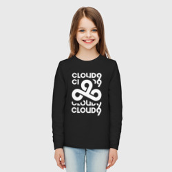 Детский лонгслив хлопок Cloud9 - in logo - фото 2