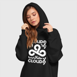 Платье-худи хлопок Cloud9 - in logo - фото 2
