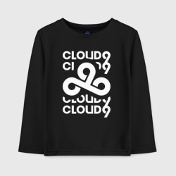 Детский лонгслив хлопок Cloud9 - in logo