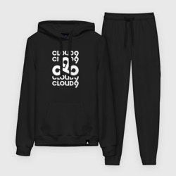 Женский костюм с толстовкой хлопок Cloud9 - in logo