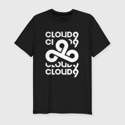 Мужская футболка хлопок Slim Cloud9 - in logo