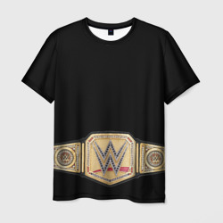 Мужская футболка 3D Неоспоримый чемпион Вселенной WWE