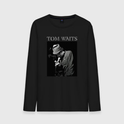 Мужской лонгслив хлопок Tom Waits on stage