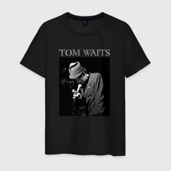 Мужская футболка хлопок Tom Waits on stage