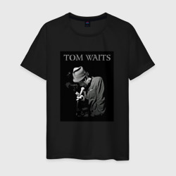 Мужская футболка хлопок Tom Waits blues rock legend