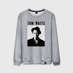 Мужской свитшот хлопок Tom Waits black white portrait