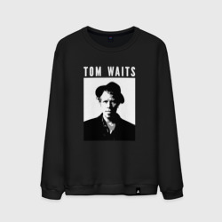 Мужской свитшот хлопок Tom Waits portrait in hat