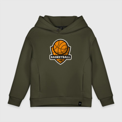 Детское худи Oversize хлопок Basketball league