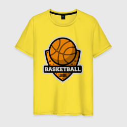 Мужская футболка хлопок Basketball league