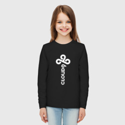 Детский лонгслив хлопок Cloud9 - vertical logo - фото 2