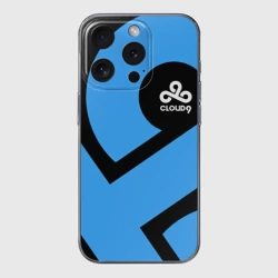 Чехол для iPhone 15 Pro Max силиконовый с защитой камеры Cloud9 - fan art