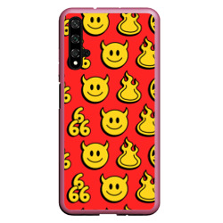 Чехол для Honor 20 666 y2k emoji pattern