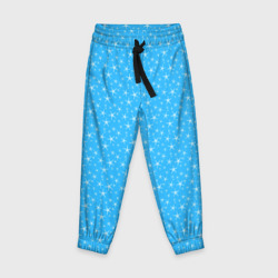 Детские брюки 3D Голубой со звёздочками