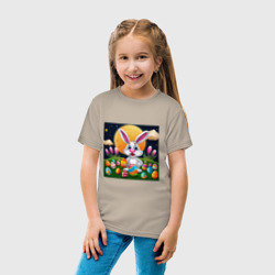 Детская футболка хлопок Ушастик и луна - фото 2