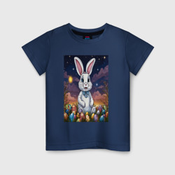 Детская футболка хлопок Ночной кролик