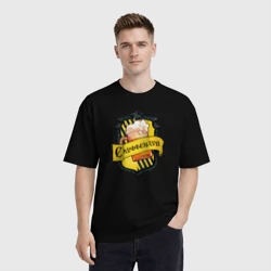 Мужская футболка хлопок Oversize Скуффендуй факультет - фото 2