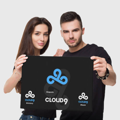 Холст прямоугольный Cloud9 - esports, цвет 3D печать - фото 5