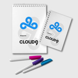 Блокнот Cloud9 - esports white