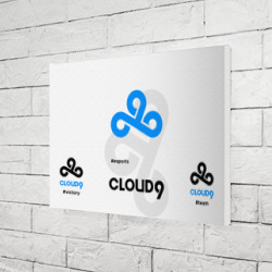 Холст прямоугольный Cloud9 - esports white - фото 2