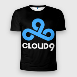 Мужская футболка 3D Slim Cloud9 - esports logo