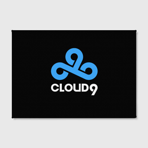 Холст прямоугольный Cloud9 - esports logo, цвет 3D печать - фото 2